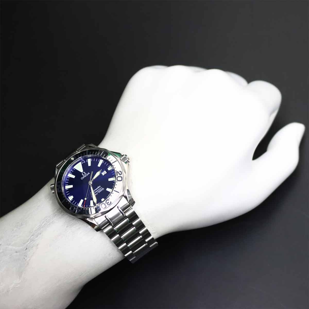 Seamaster Professionell 300 2265.80 Quartz Navy Dial Mens Watch