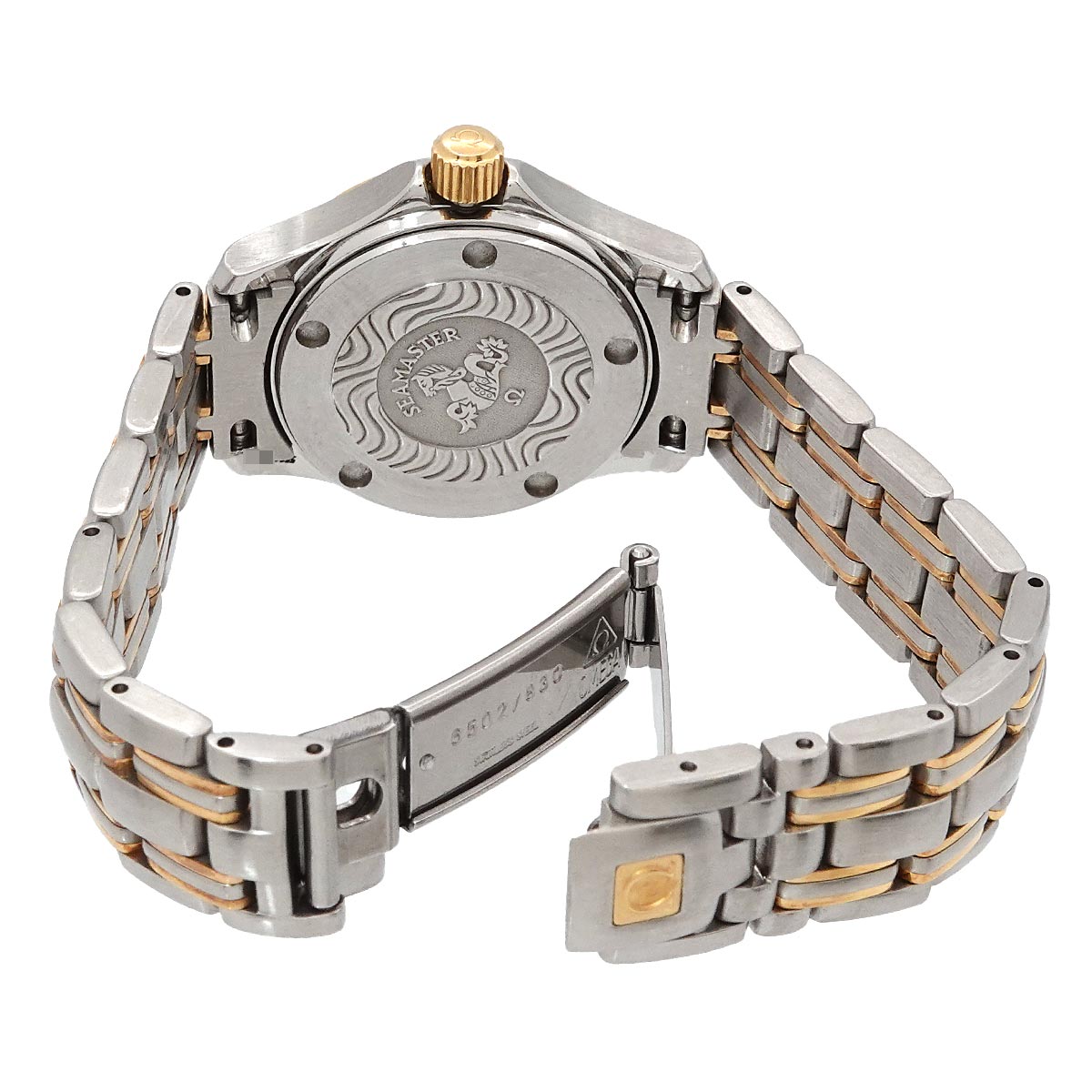 Seamaster 120 Date Quartz White Dial Ladies Watch