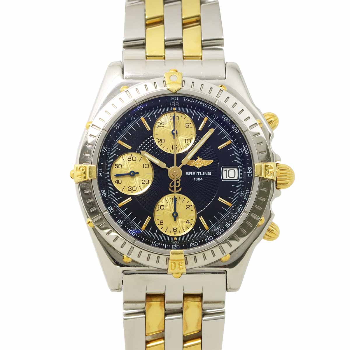 Chronomat Bicolour B13050.1 Chronograph Black Dial