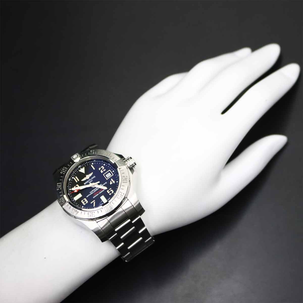 Avenger II Sea Wolf A17331 Date Automatic Black Dial Mens