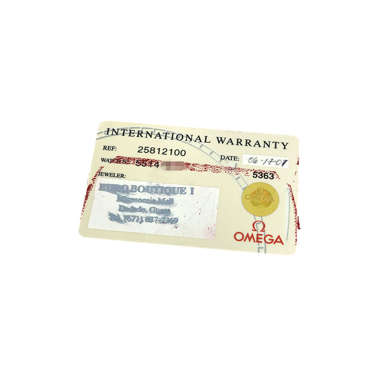 Seamaster 120 2581 21 Date Quartz White Dial Ladies Watch