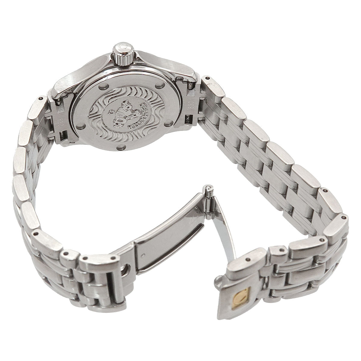 Seamaster 120 2581 21 Date Quartz White Dial Ladies Watch