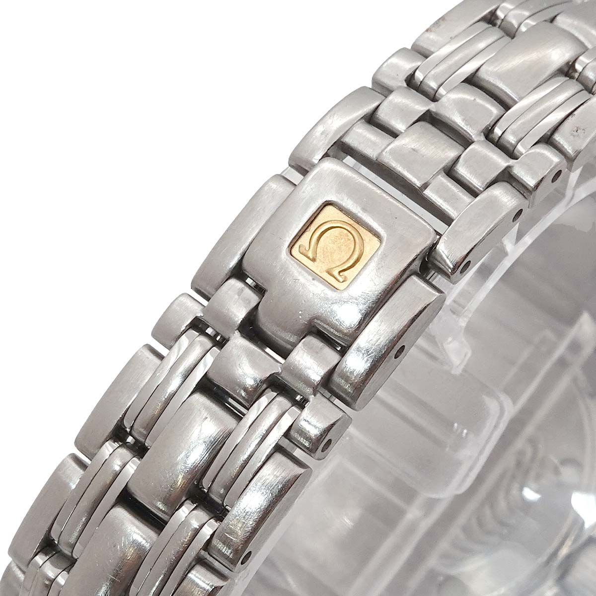 Seamaster 120 2581 21 Date Quartz White Dial Ladies Watch