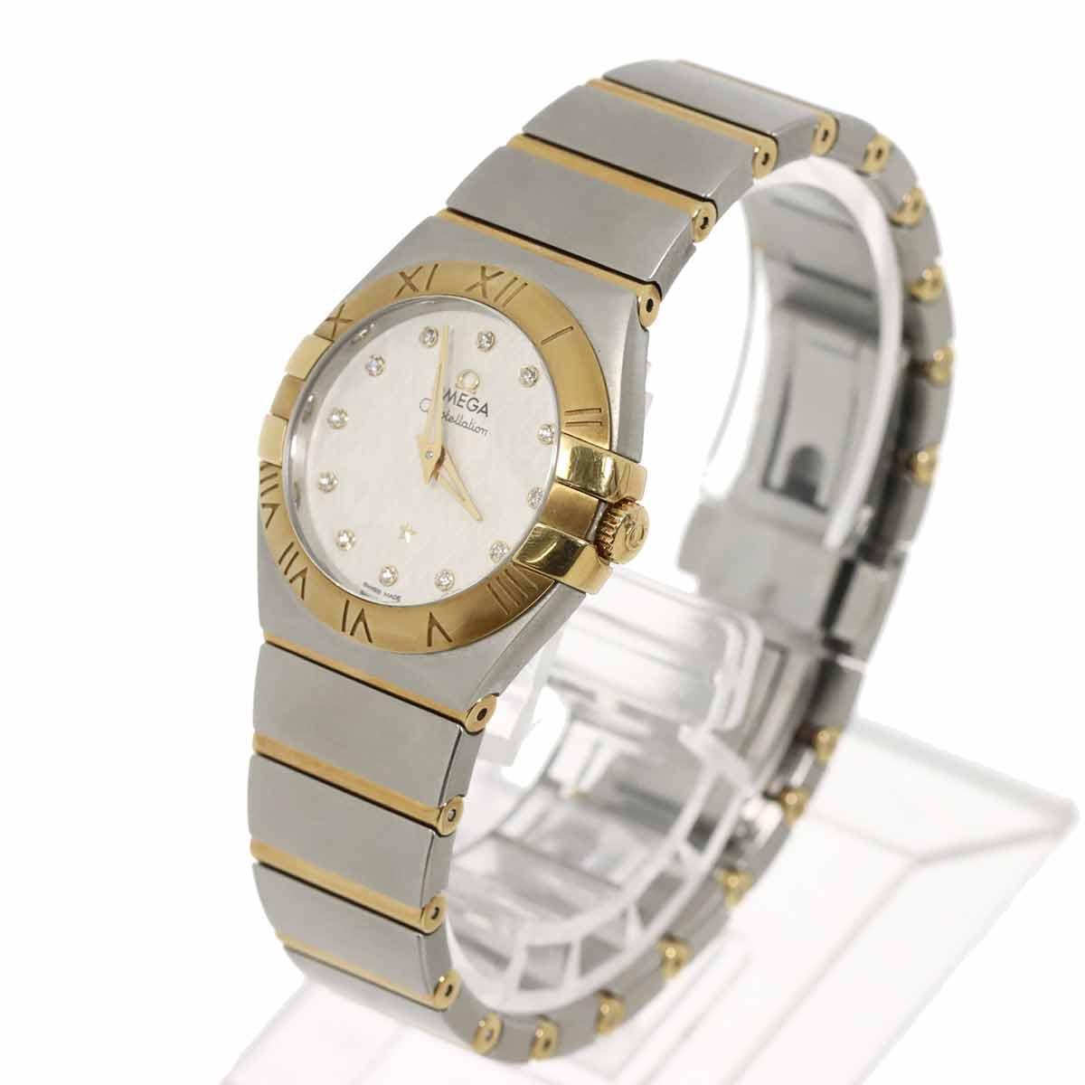 Constellation 123.20.27.60.52.001 Diamond 750 YG Silver Dial