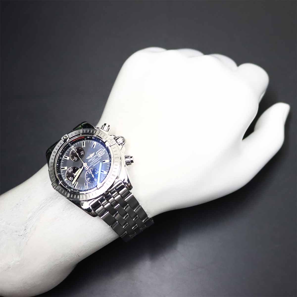Chronomat Evolution A13356 Chronograph Gray Dial Mens Watch
