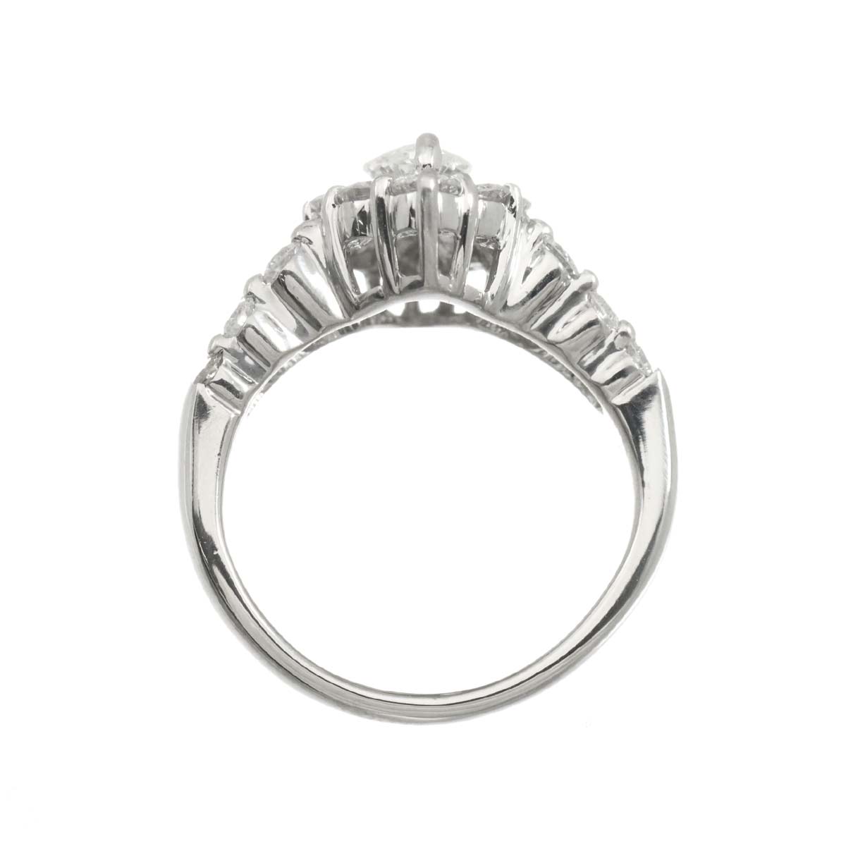 Diamond 0.508ct/1.50ct Ring Pt Platinum size4(US)