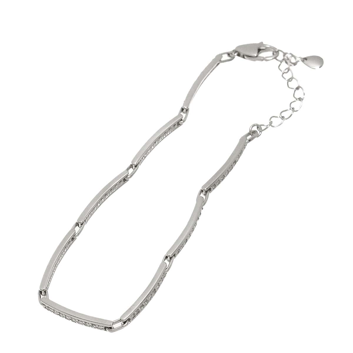 Diamond 1.00ct Bracelet 18K K18 WG White Gold 750