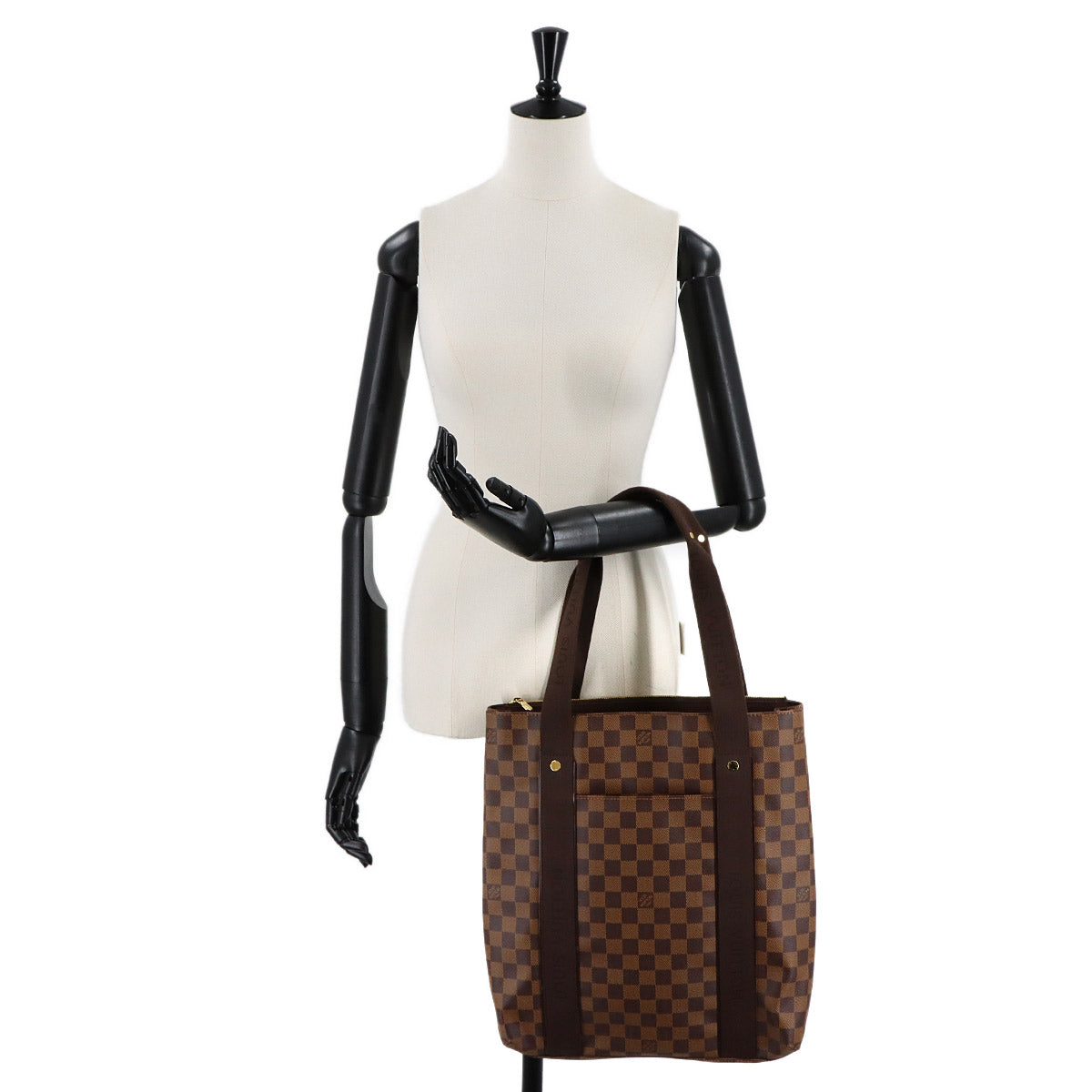 Damier Cabas Beaubourg Tote Bag Ebene N52006 Purse