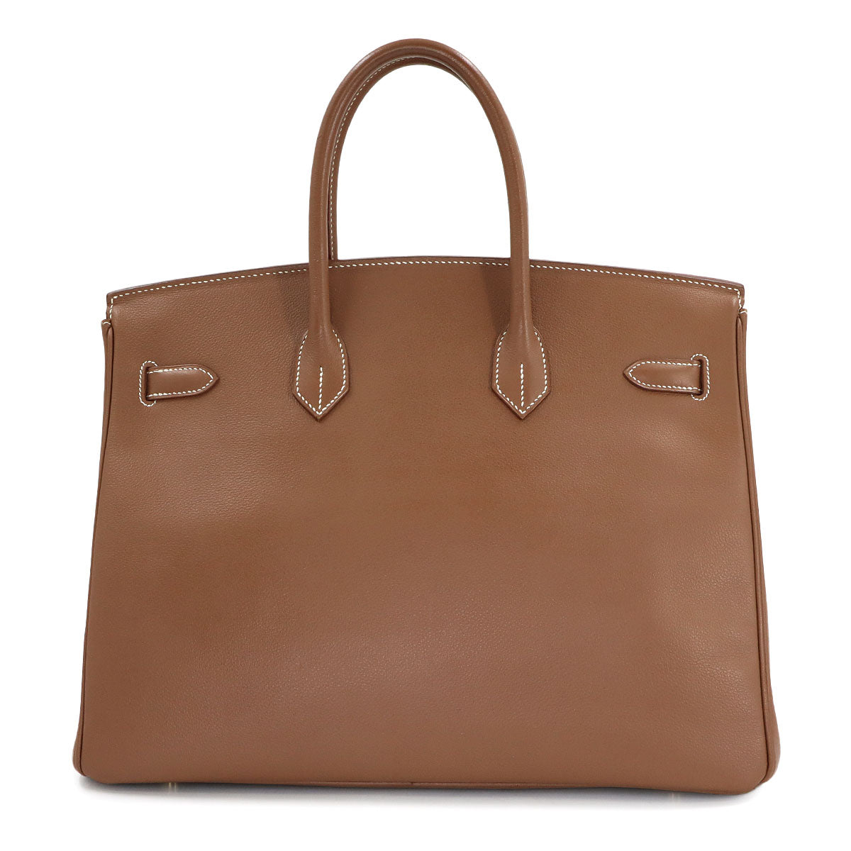 Birkin 35 Veau Gras Muscade Hand Bag Brown Purse