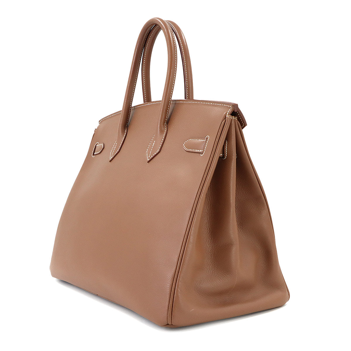 Birkin 35 Veau Gras Muscade Hand Bag Brown Purse