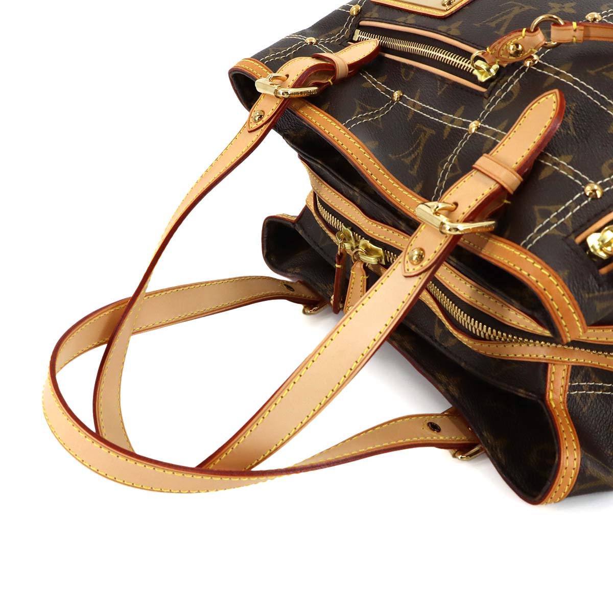 Monogram Rivette Tote Bag Brown M40140 Purse