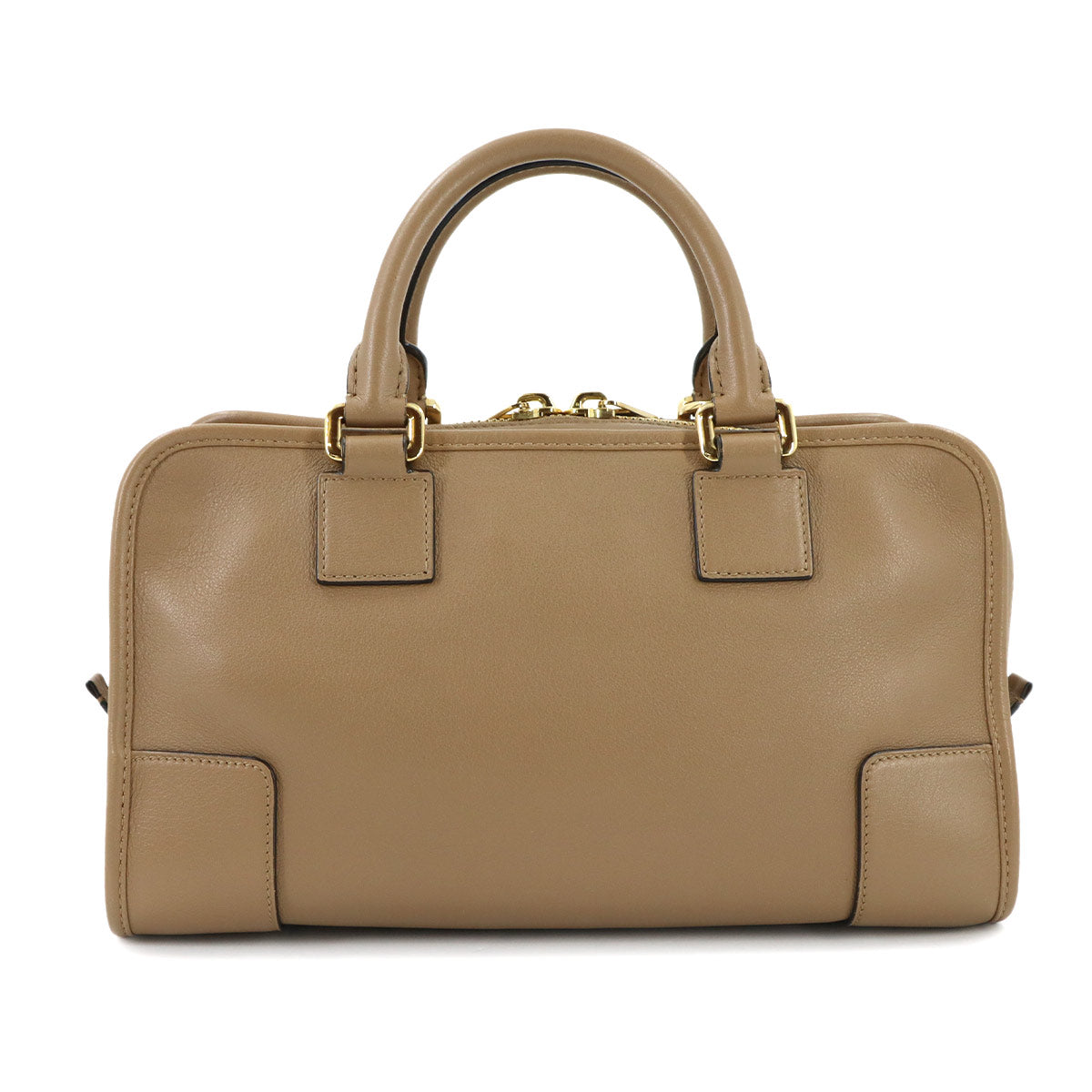 Amazona 28 2way Hand Shoulder Bag Leather Brown Anagram Purse