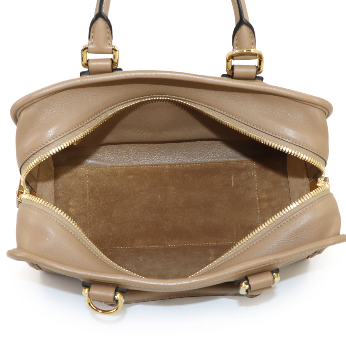 Amazona 28 2way Hand Shoulder Bag Leather Brown Anagram Purse