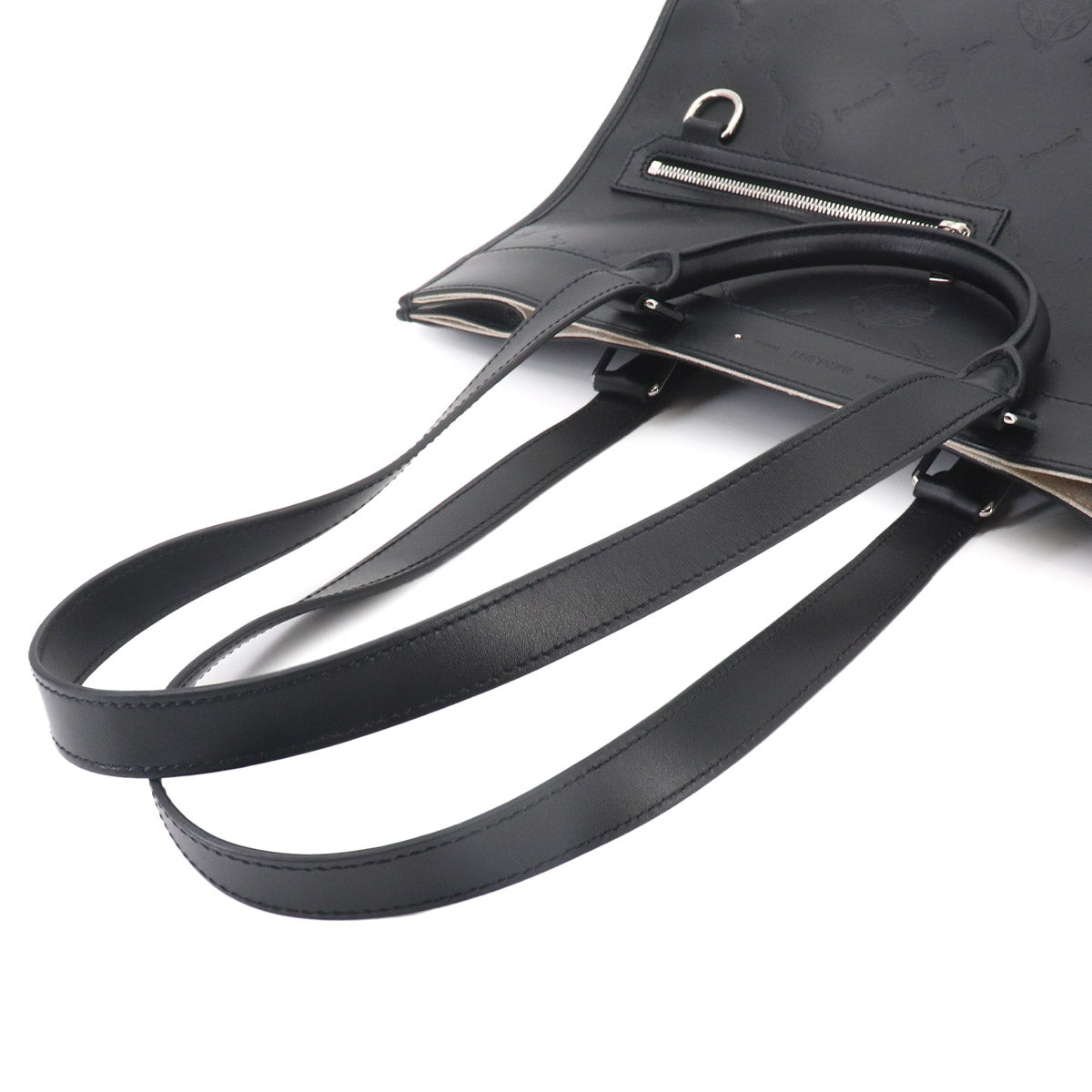 Ulysse Small 2way Tote Shoulder Bag Leather Black