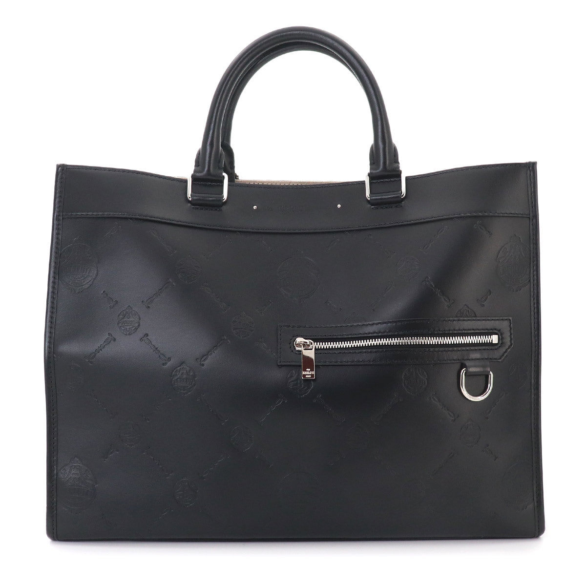 Ulysse Small 2way Tote Shoulder Bag Leather Black