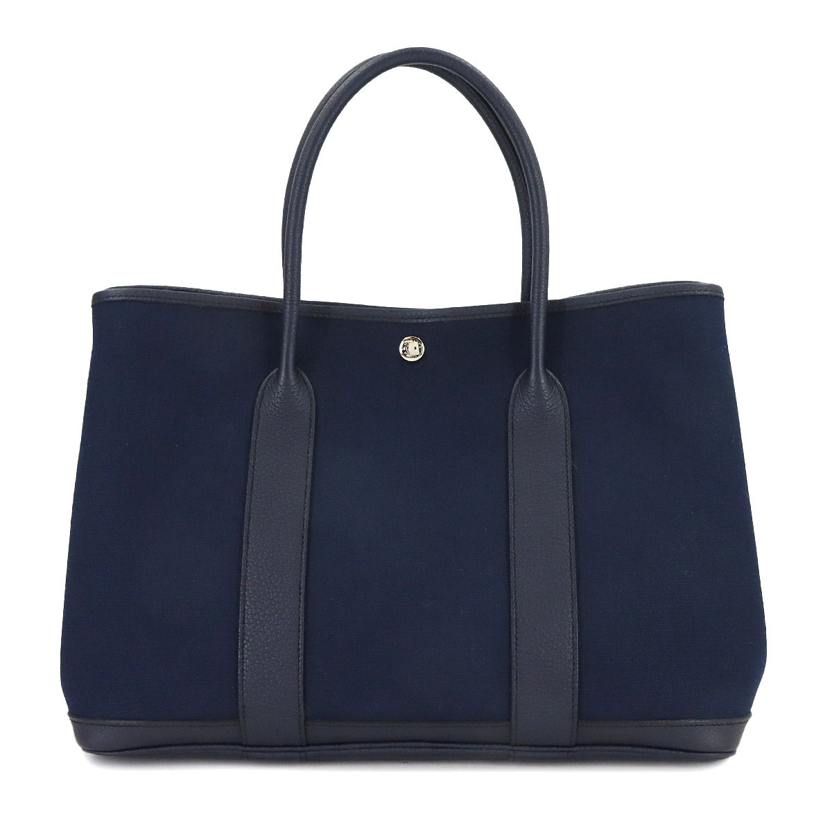 Garden Party PM Tote Bag Toile Militaire Negonda Blue Indigo