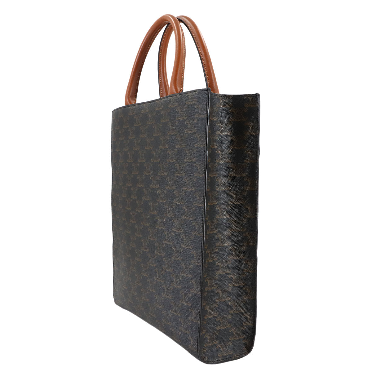 Triomphe Small Vertical Cabas Tote Shoulder Bag 191542BZK