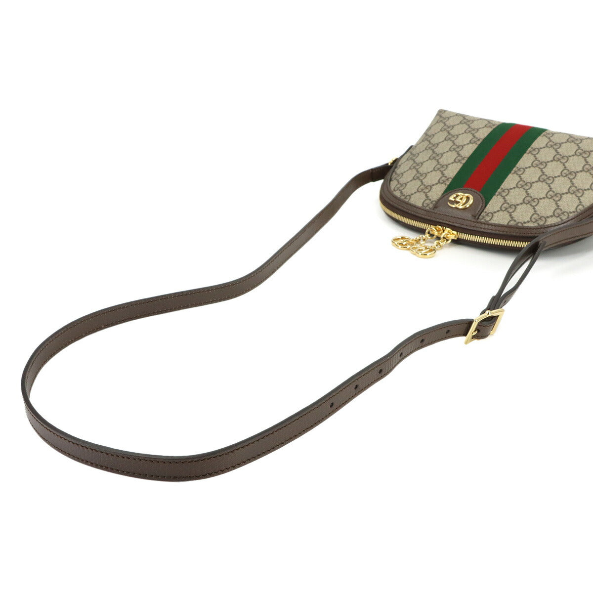 Ophidia GG Shoulder Bag GG Supreme Canvas Leather 499621