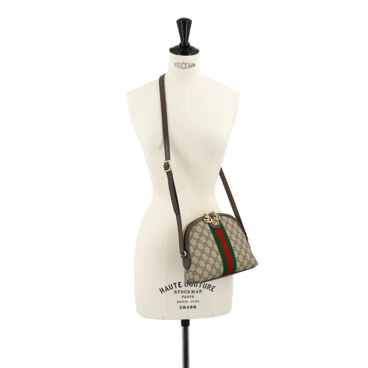 Ophidia GG Shoulder Bag GG Supreme Canvas Leather 499621