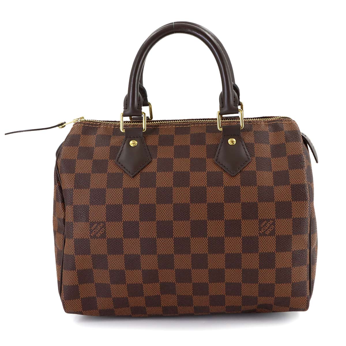 Damier Speedy 25 Hand Bag Ebene N41365 Brown Purse