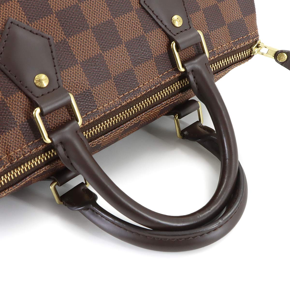 Damier Speedy 25 Hand Bag Ebene N41365 Brown Purse