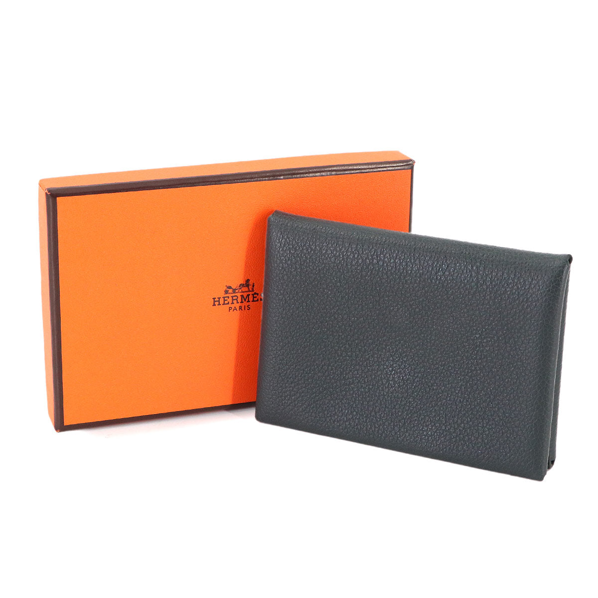 Calvi Duo Card Case Evercolor Gris Misty Purse