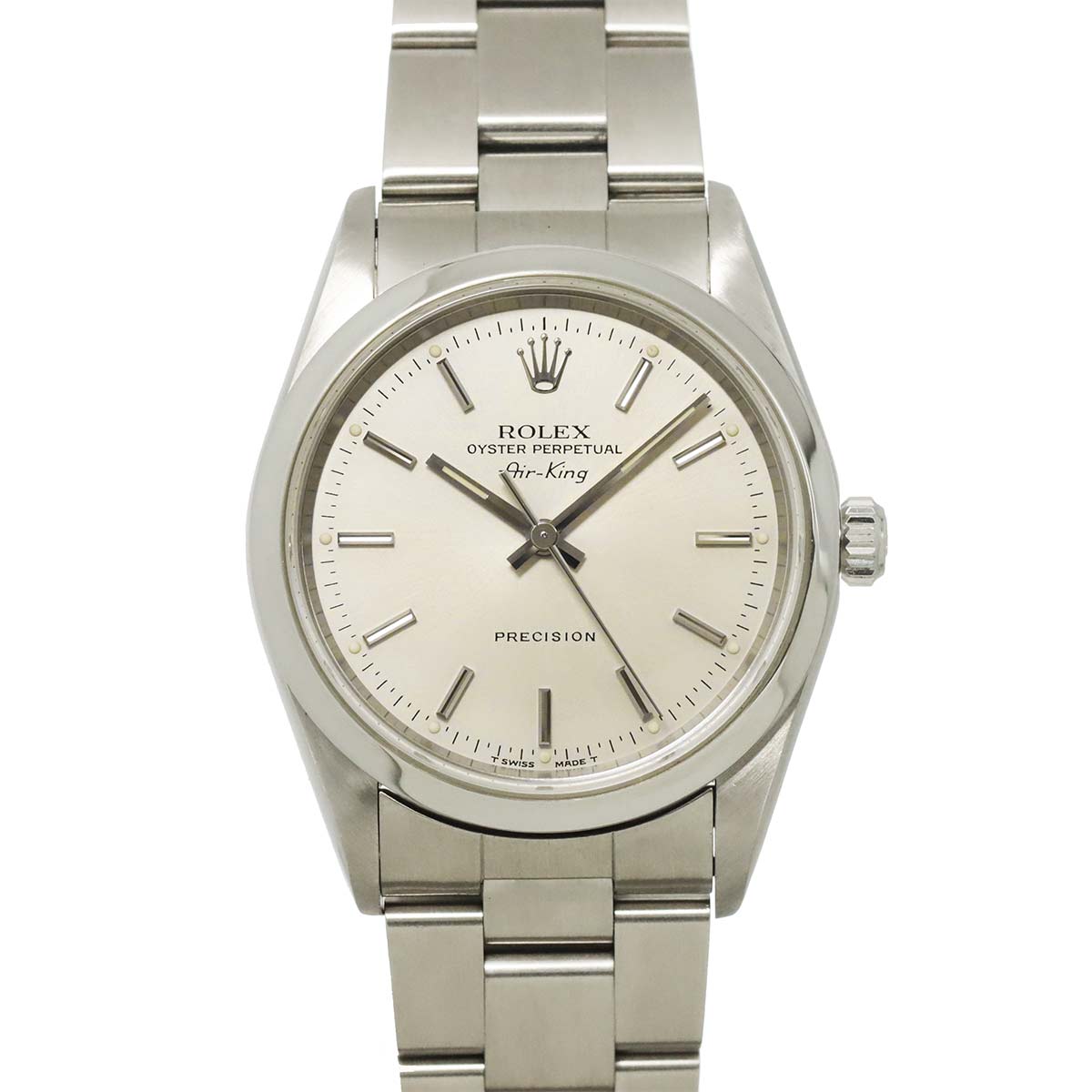 Air King 14000 Serial U Automatic Silver Dial Mens Watch