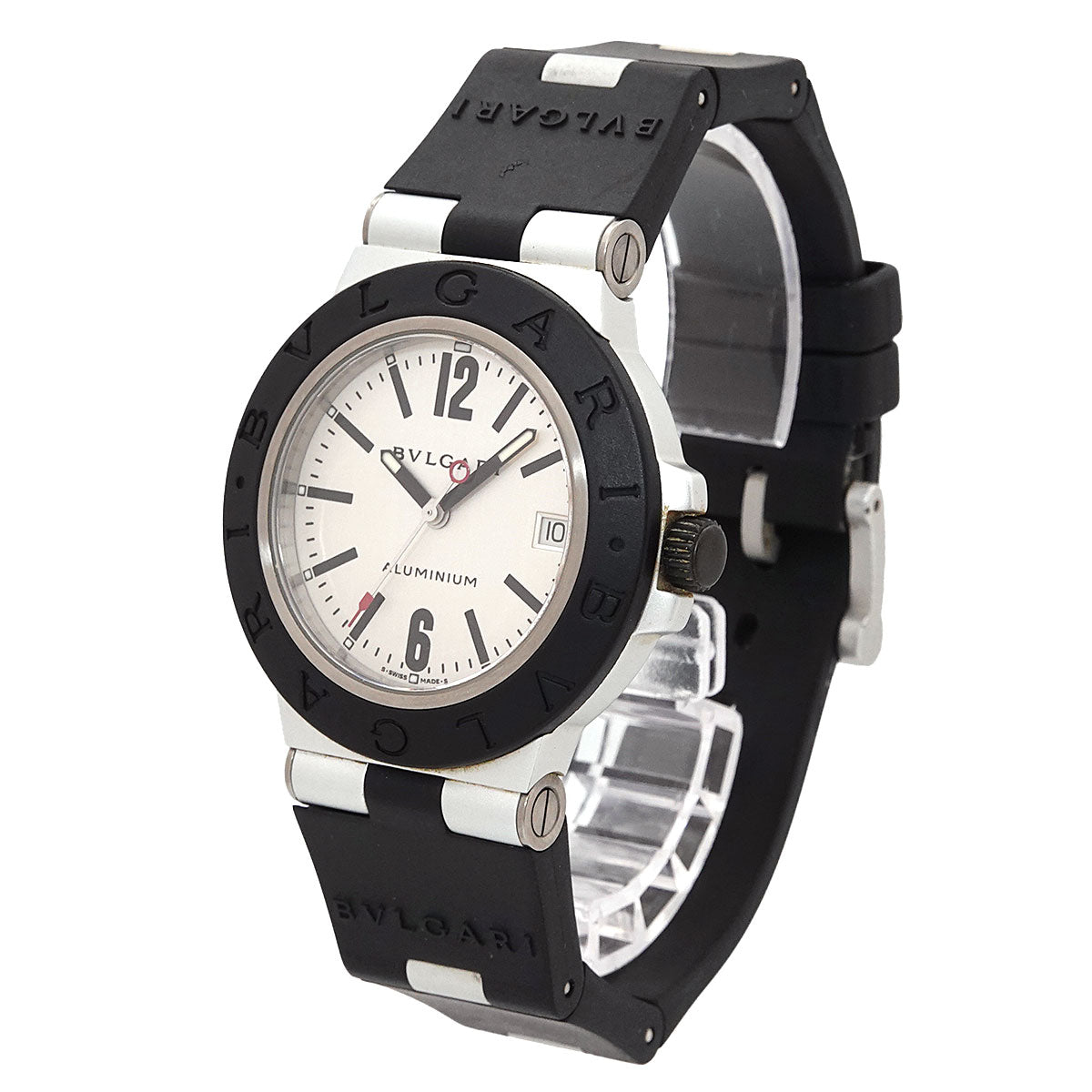 Aluminium AL38TA Automatic Date Silver Dial Mens Watch