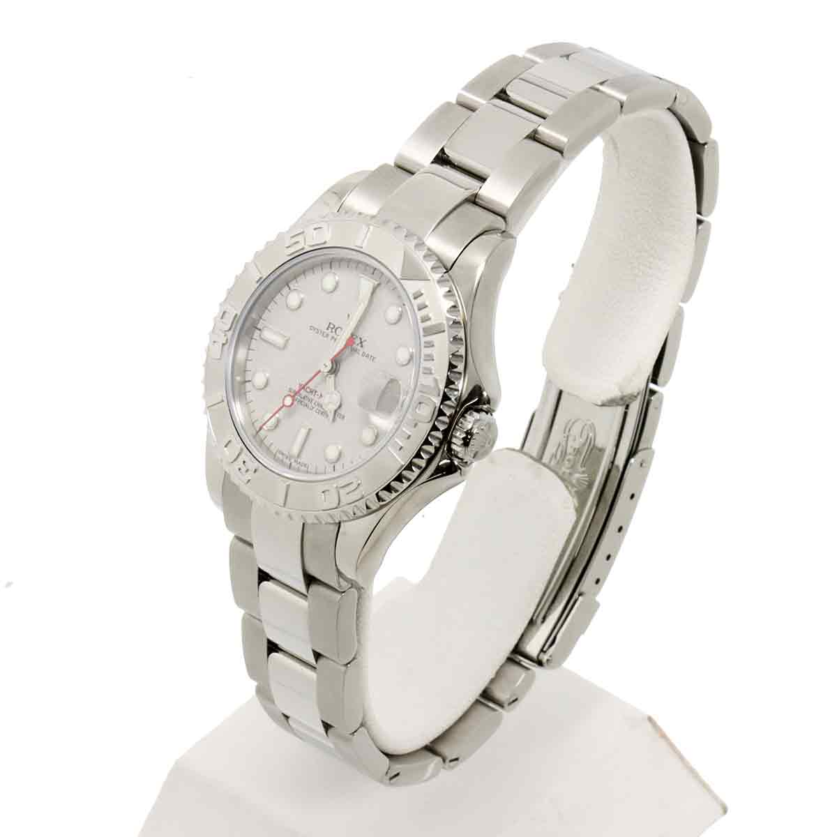 Yacht-Master Rolesium 168622 Serial Y Platinum Silver Dial Boys