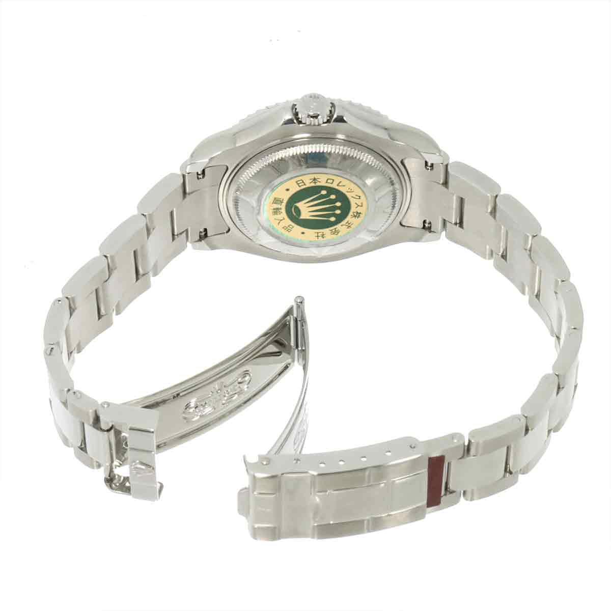 Yacht-Master Rolesium 168622 Serial Y Platinum Silver Dial Boys