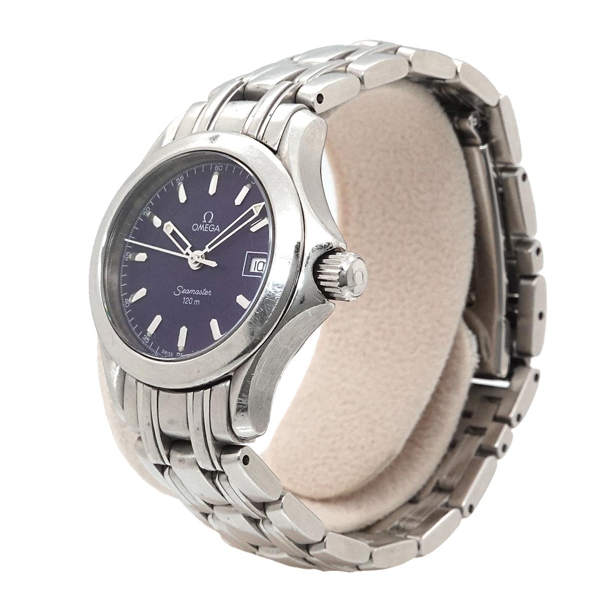 Seamaster 120 2587 80 Jack Mayol Quartz Blue Dial Ladies