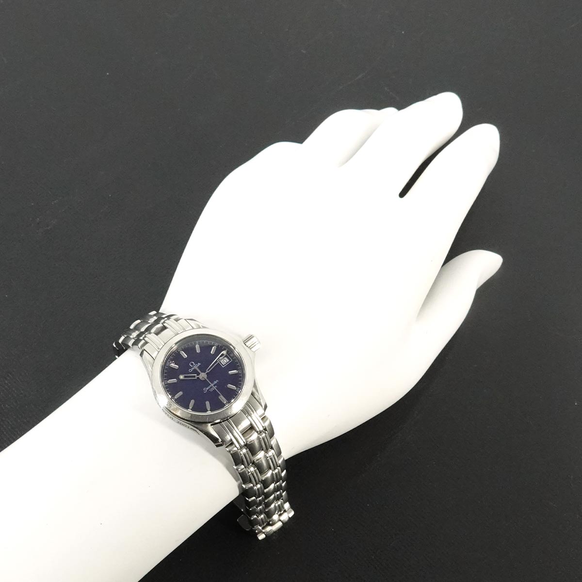 Seamaster 120 2587 80 Jack Mayol Quartz Blue Dial Ladies