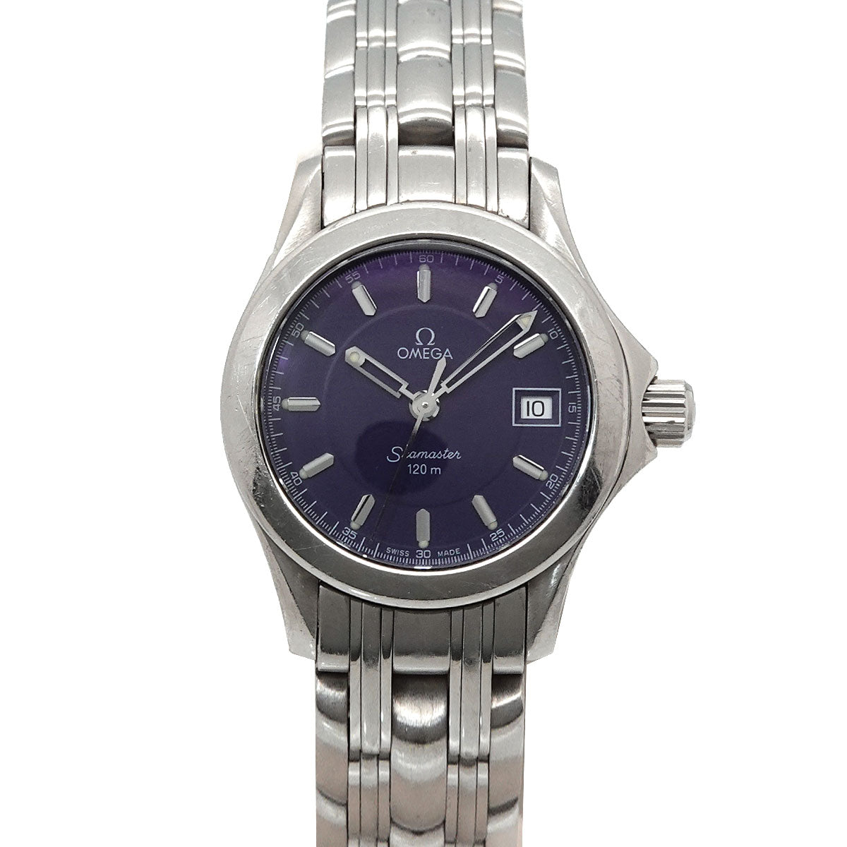 Seamaster 120 2587 80 Jack Mayol Quartz Blue Dial Ladies