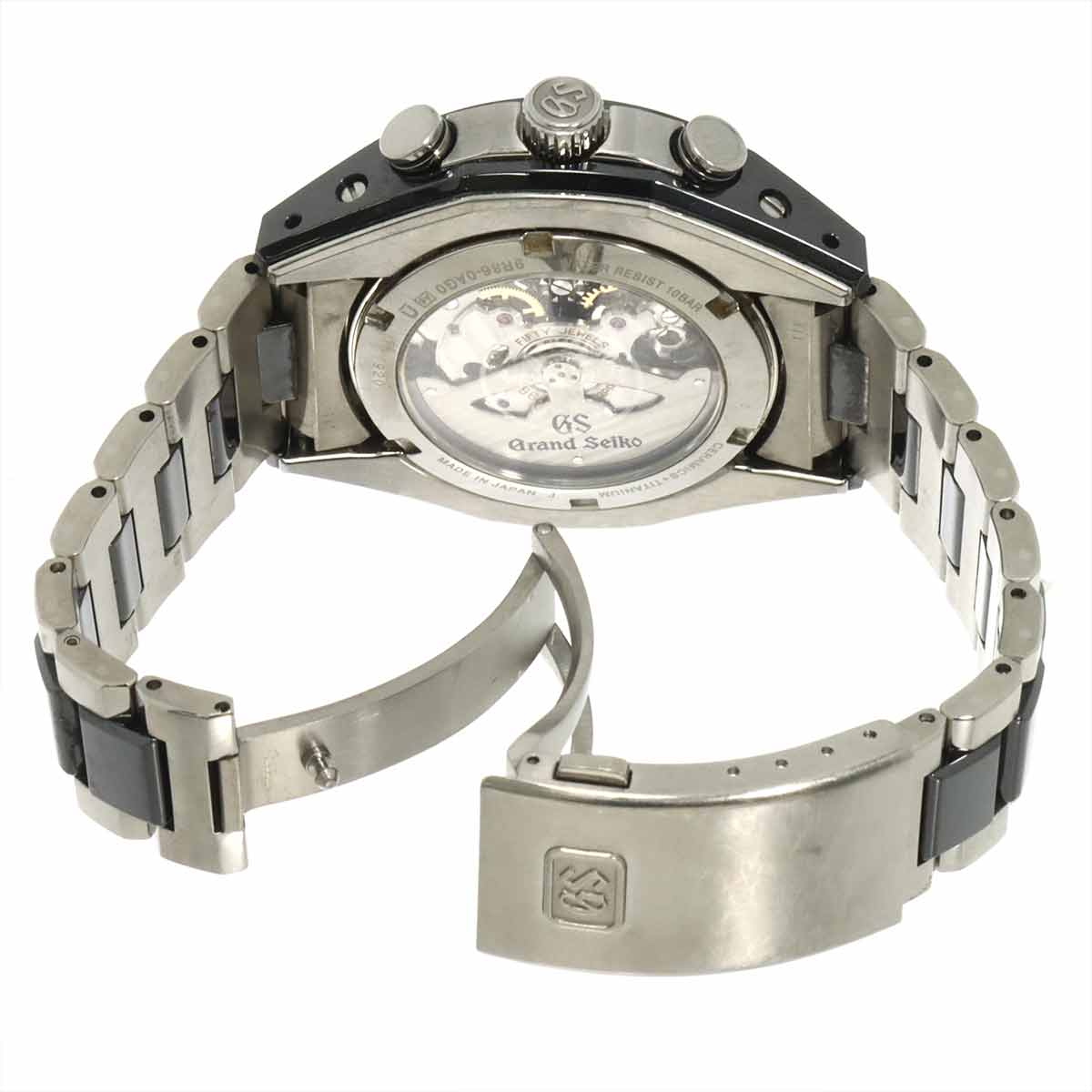 Spring Drive GMT SBGC221 9R86 0AG0 White Dial Mens