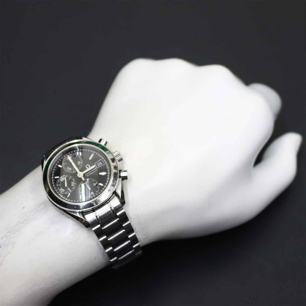 Speedmaster Date 3513.50 Chronograph Automatic Black Dial Mens