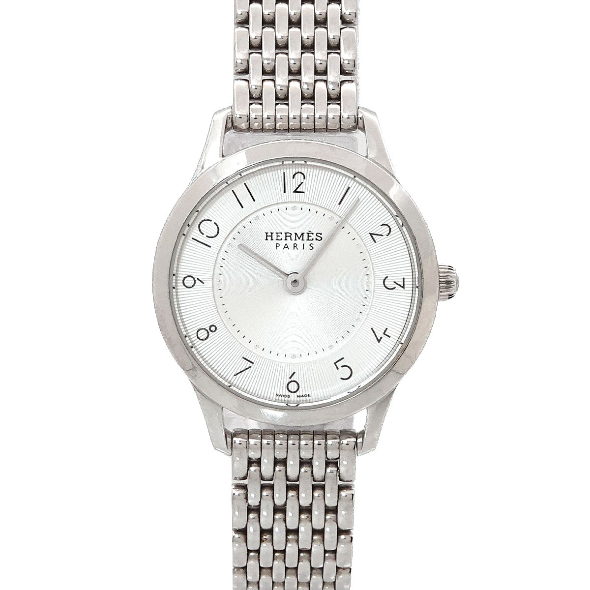 HERMES Slim d'Hermes CA2 110 Quartz Silver Dial Ladies Wrist Watch