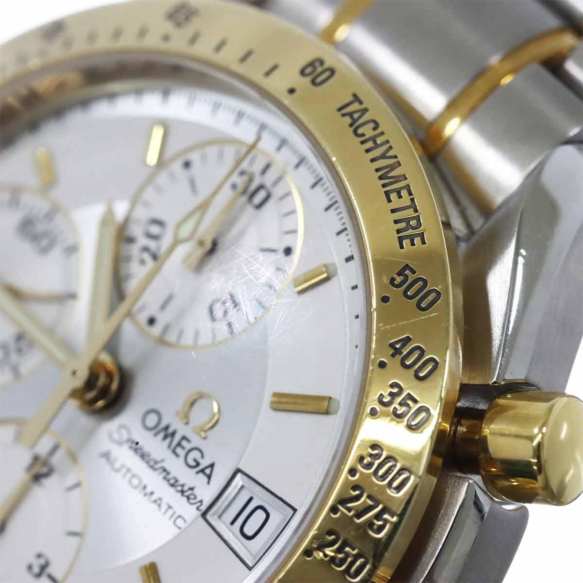 Speedmaster Date 3313.30 Yellow Gold Chronograph Automatic