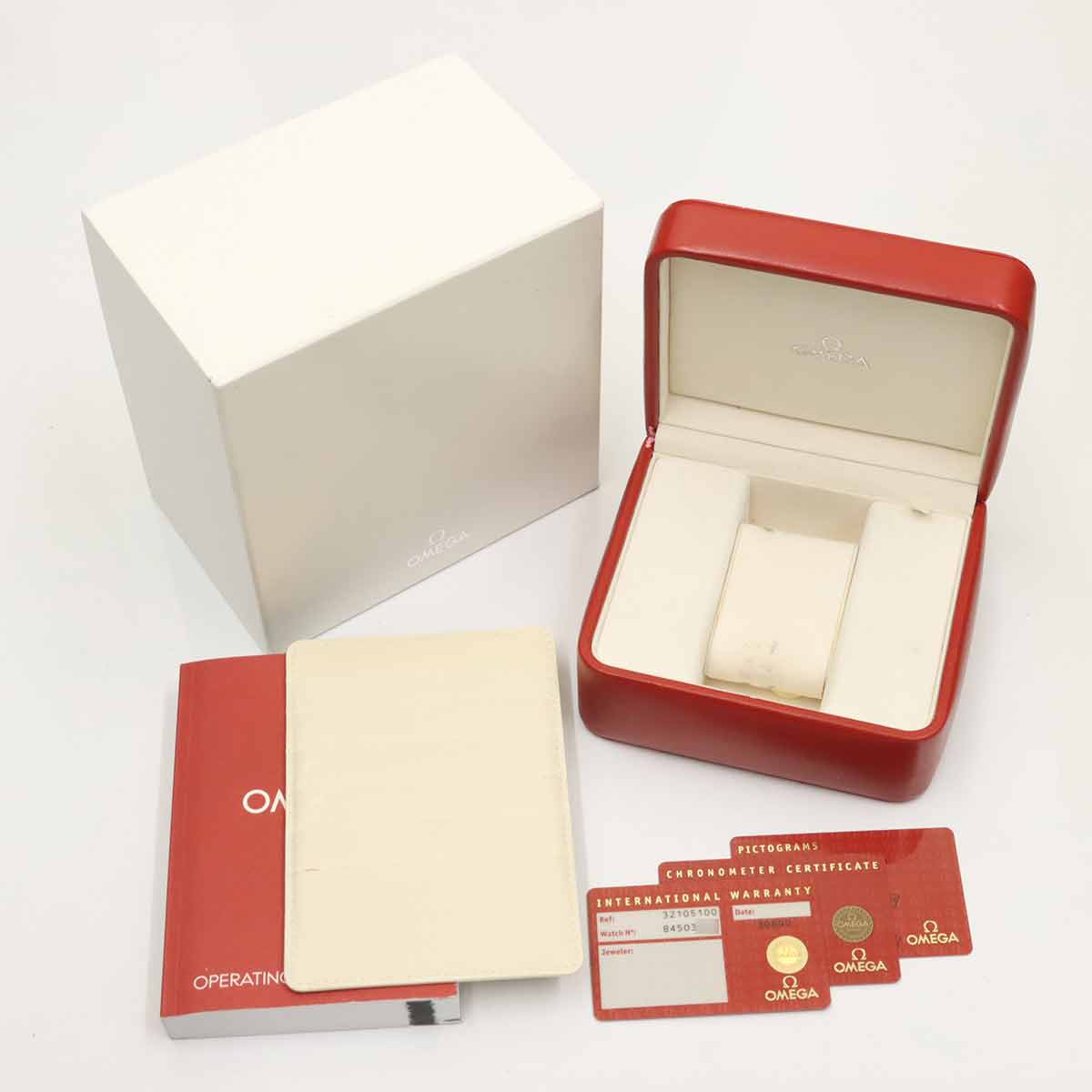 Speedmaster Date 3210.51 Chronograph Black Silver Dial Mens