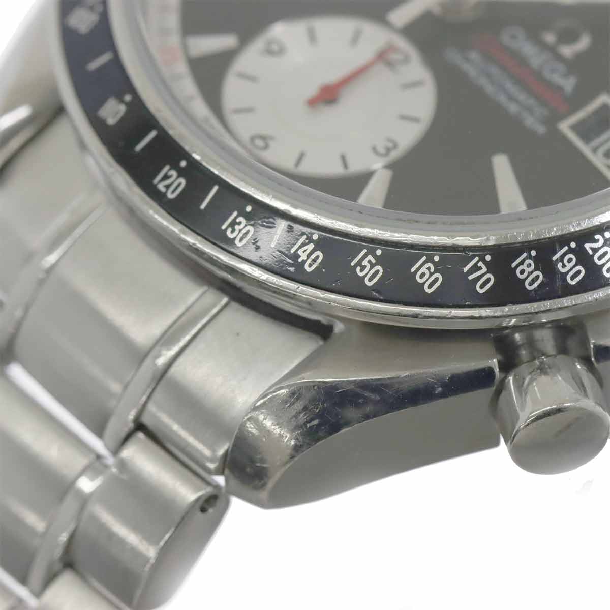 Speedmaster Date 3210.51 Chronograph Black Silver Dial Mens