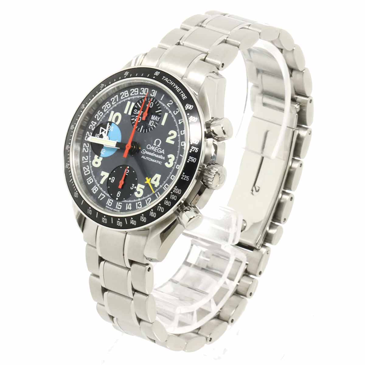 Speedmaster Mark40 3520 53 Automatic Gray Dial Mens Watch