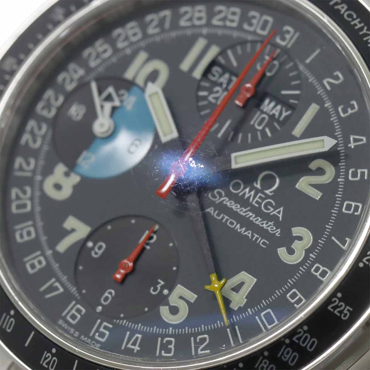 Speedmaster Mark40 3520 53 Automatic Gray Dial Mens Watch