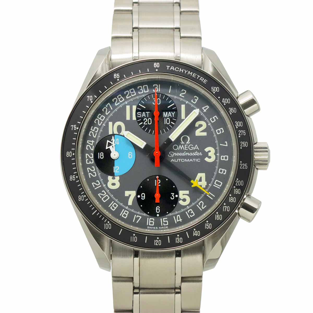 Speedmaster Mark40 3520 53 Automatic Gray Dial Mens Watch