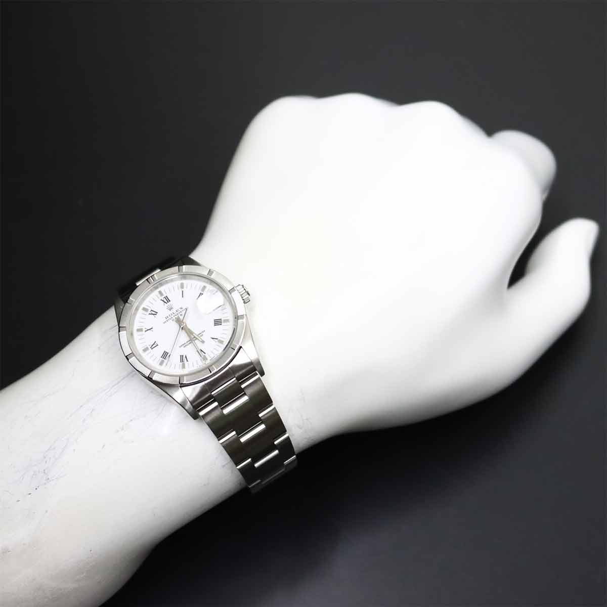 Oyster Perpetual Date 15210 Serial T Automatic White Dial