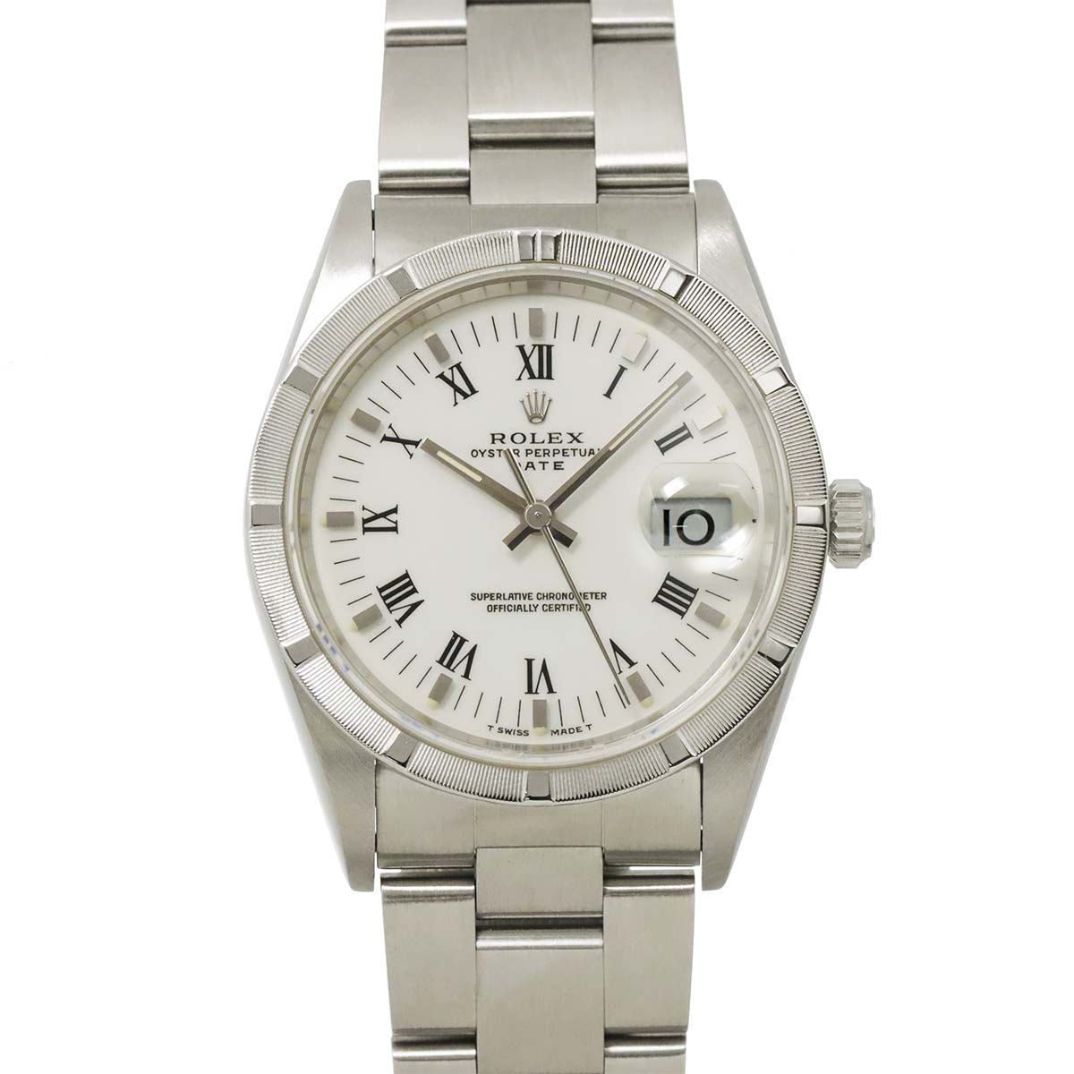Oyster Perpetual Date 15210 Serial T Automatic White Dial