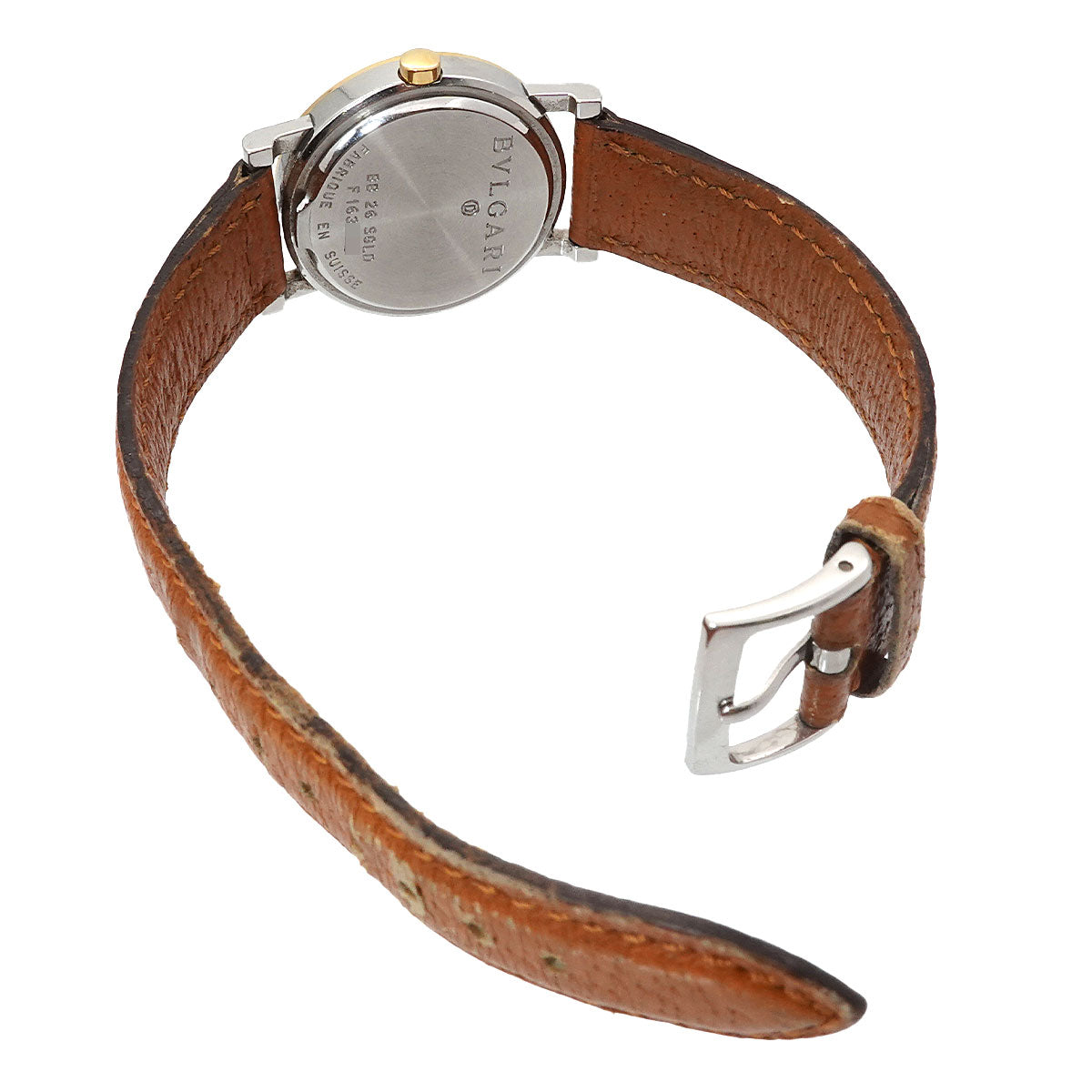 BVLGARIBVLGARI BB26SGLD YG Black Dial Quartz Ladies Watch