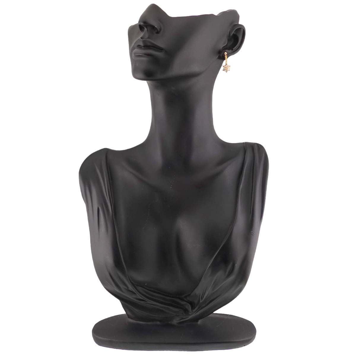 Diamond 0.31ct/0.31ct Earrings Pierced 18K YG Yellow Gold 750