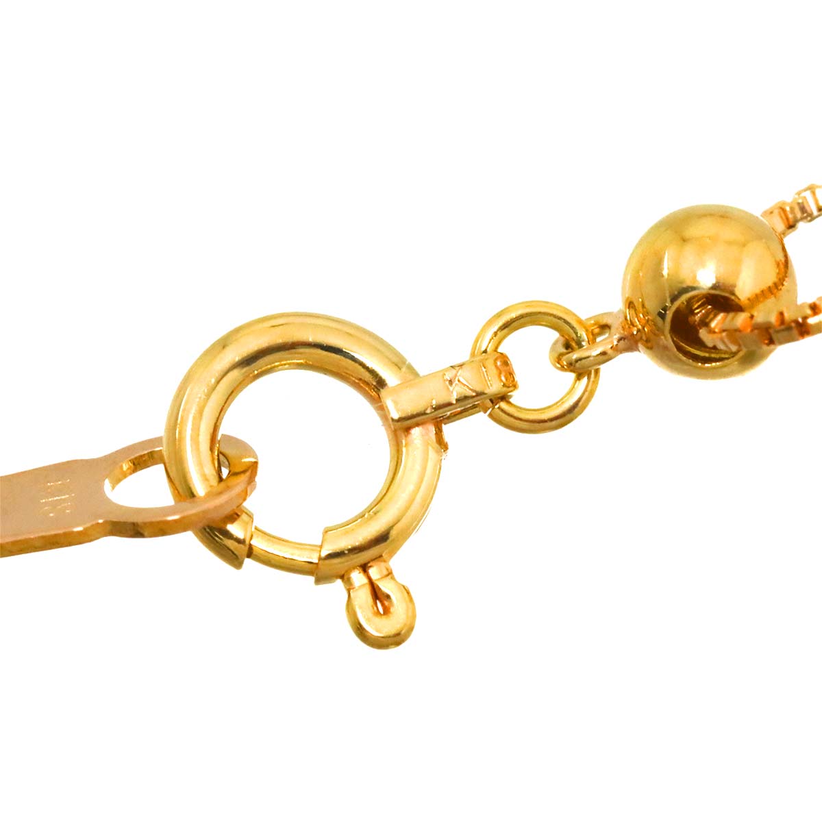 Diamond 0.53ct Necklace 18K K18 PG Pink Gold