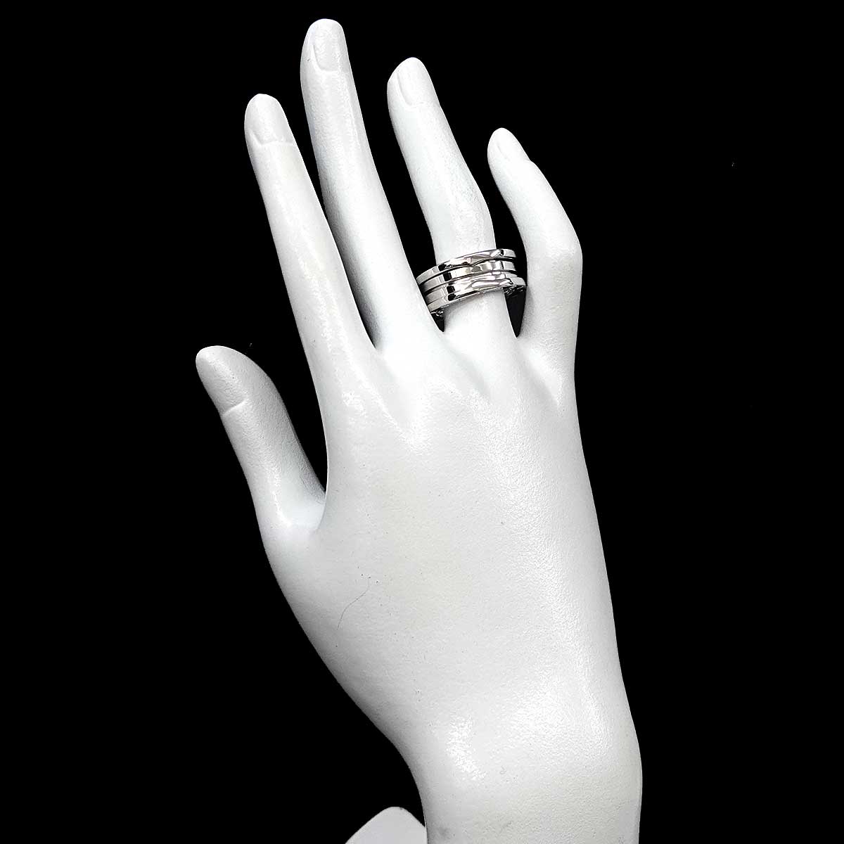 B-ZERO1 3 BAND Ring 18K White Gold 750 Size58 7.75-8(US)