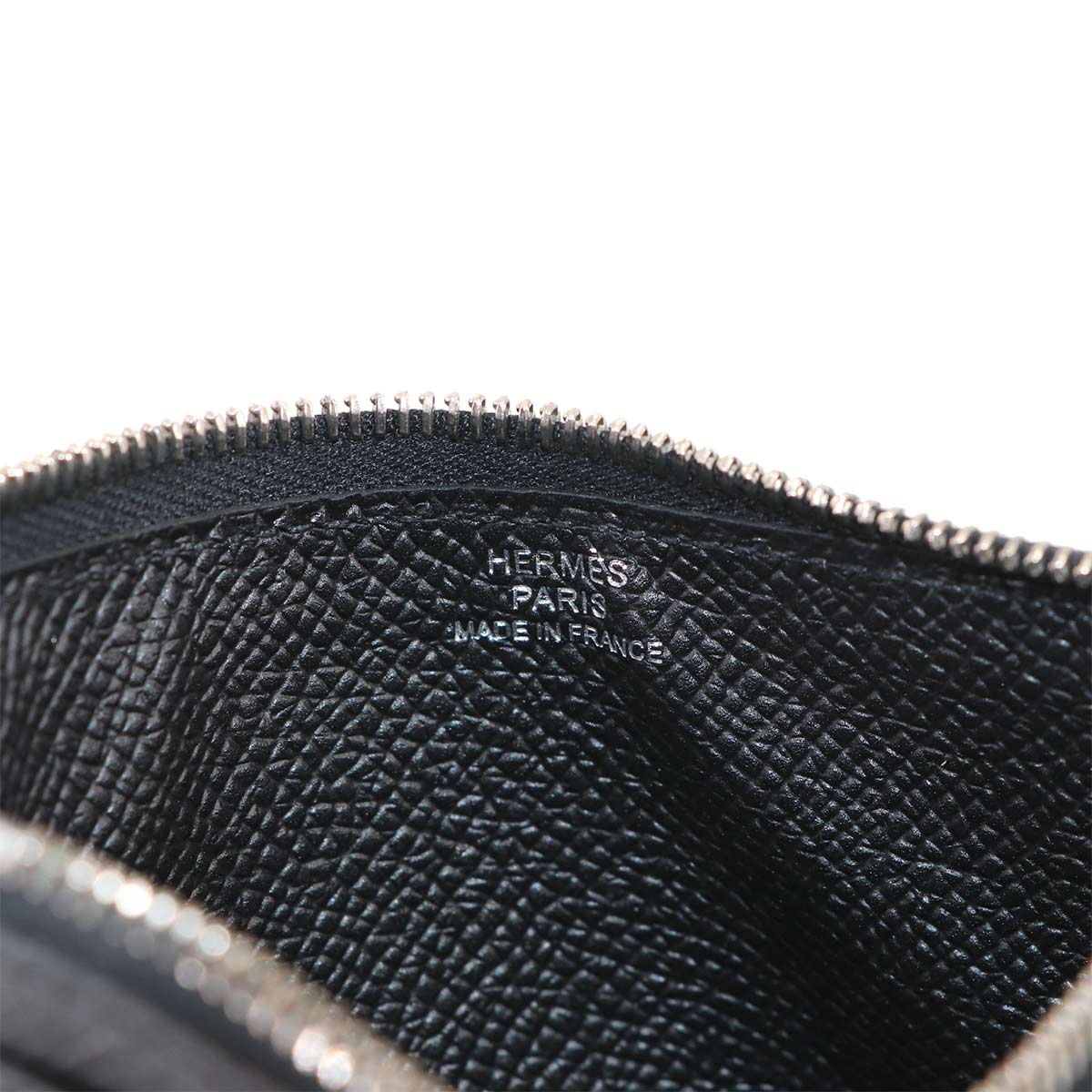 City Zip Coin Case Epsom Black