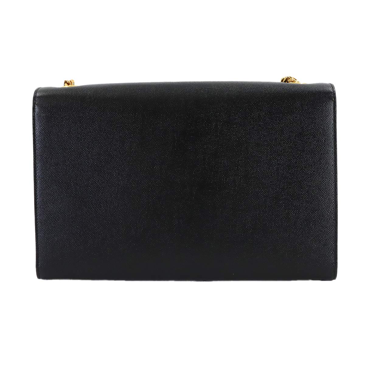 Kate Large Chain Shoulder Bag Leather Black 446752